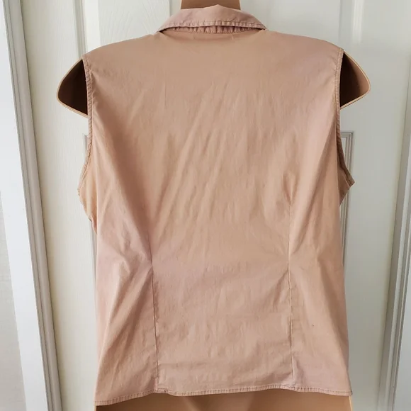 Andrew & Co. Faux Laced Front Top - Picture 6 of 11